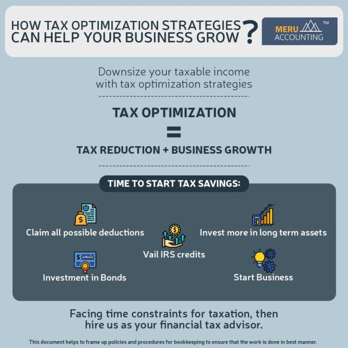 Tax optimization techniques for corporations